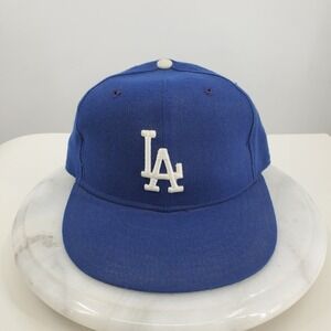 Vintage New Era LA Dodgers Diamond Collection USA Hat Fitted 7 MLB Pro Model